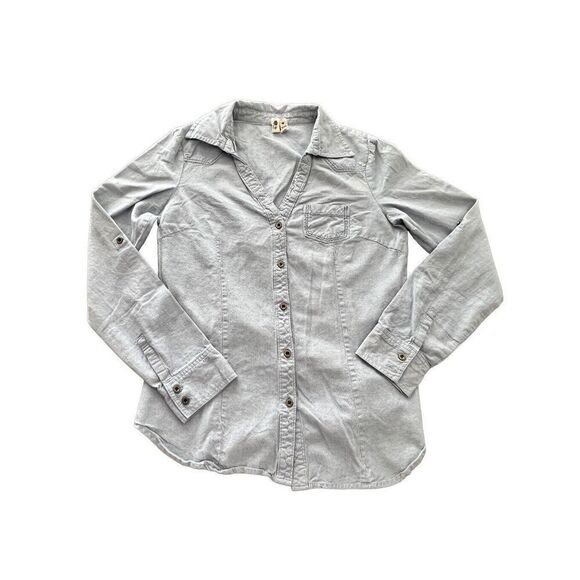 Girl Krazy kids chambray Long sleeve shirt size S - Picture 8 of 9